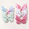 Load image into Gallery viewer, 2/4/5Pcs Girls Cute Sequins Double Butterfly Hair Clip Bow Hairpins
