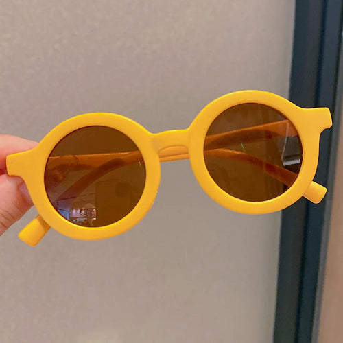 2021 New Children's Sunglasses Infant's Retro Solid Color