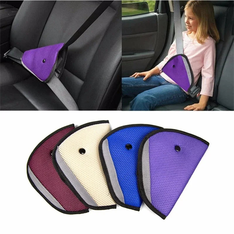 Kids Car Safe Fit Seat Belt Adjuster Baby Safety Triangle Sturdy