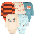 Load image into Gallery viewer, 3-5 PCS/LOT Soft Cotton Baby Bodysuits Long Sleeve Newborn Baby
