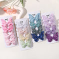 Load image into Gallery viewer, 2/4/5Pcs Girls Cute Sequins Double Butterfly Hair Clip Bow Hairpins
