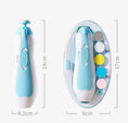 Load image into Gallery viewer, Baby electric nail grinder, available in pink and blue, specially
