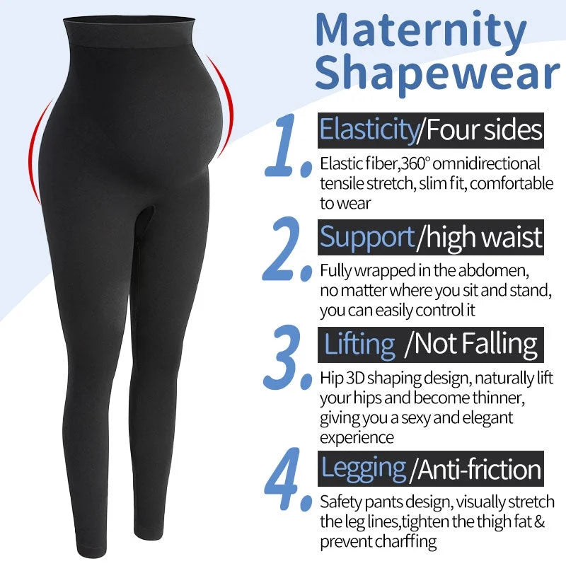 Maternity Leggings Women High Waist Pants Skinny Maternity Clothes for