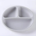 Load image into Gallery viewer, Silicone Tableware Children's Dinner Plate Separate Dinner Plate
