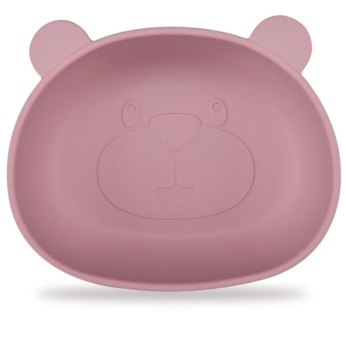 BPA Free Silicone Panda Dishes for Baby 2Pcs/1Set Silicone Baby