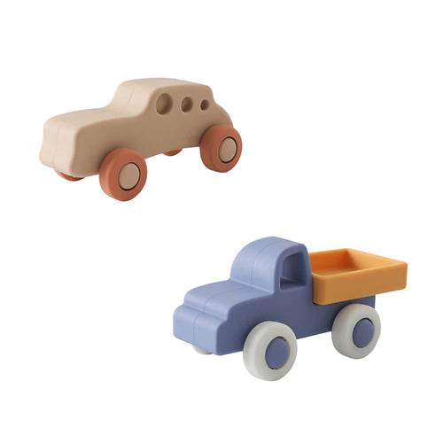 Baby Silicone Car Toys Montessori Baby Things Silicone Baby Teether