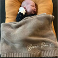 Load image into Gallery viewer, Personalized Name Baby Knitted Blanket Cotton 100x80cm Skin-friendly
