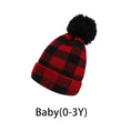 Load image into Gallery viewer, Parent-Child Christmas Hat Big Pompom Mother Kids Knit Beanie Cap
