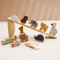 Load image into Gallery viewer, Baby Animal Threading Seesaw Toys Wooden Stacking Toys Blocks Game
