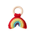 Load image into Gallery viewer, 1Pc Wooden Baby Teether Crochet Elephant Rattle Toy BPA Free Wood
