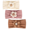 Load image into Gallery viewer, 3Pcs Baby Headbands Newborn Baby Girl Flower Nylon Headbands Soft
