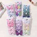 Load image into Gallery viewer, 2/4/5Pcs Girls Cute Sequins Double Butterfly Hair Clip Bow Hairpins
