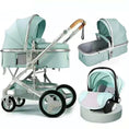 Load image into Gallery viewer, baby stroller 3 in 1with car seat,luxury baby carriage two-way
