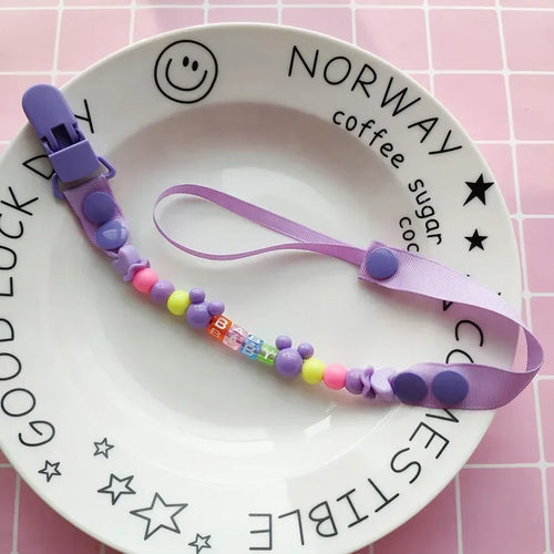 New Baby Pacifier Clip Chain Dummy Holder For Nipples Children