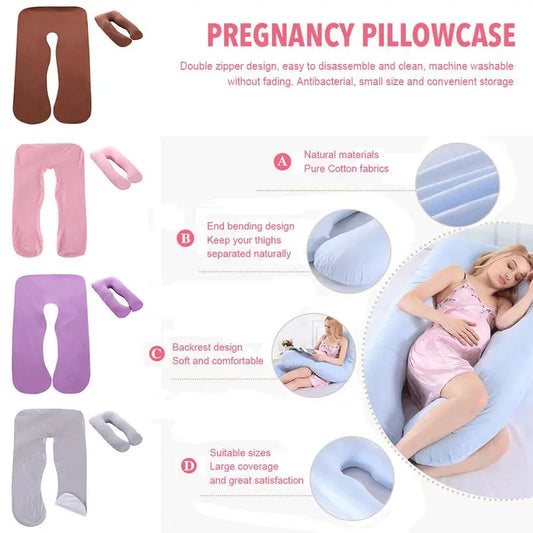 140*80cm Pregnancy Pillow cases Sleeping Waist Pillow for Pregnant