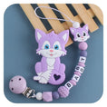 Load image into Gallery viewer, 1-2pcs Personalized Name Baby Pacifier Clips Teethers Dummy Nipple
