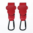 Load image into Gallery viewer, 1/2pcs PU Leather Baby Bag Stroller Hook Pram Bicycle Shopping Cart
