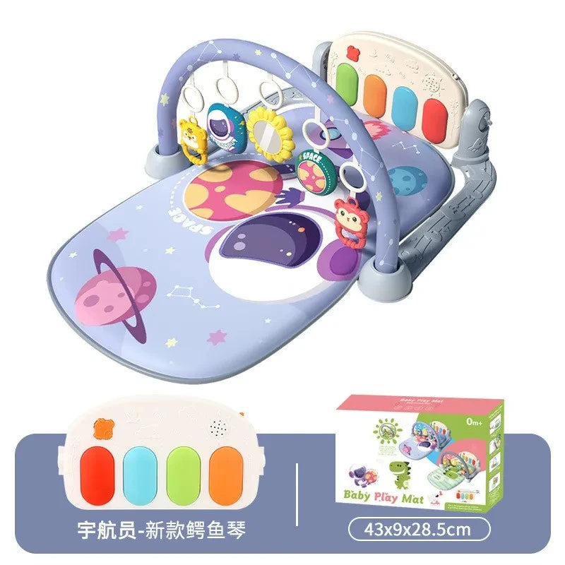 Baby Fitness Frame Floor Mat Newborn Piano Crawling Blanket Pedal