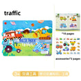 Load image into Gallery viewer, Sticker Montessori Quiet Book Puzzles Educational Toys for Kids
