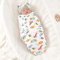 Load image into Gallery viewer, Newborn Sleeping Bag Cotton Baby Swaddle Wrap Adjustable Newborn
