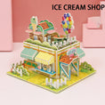 Load image into Gallery viewer, 3D Paper Puzzle Montessori Miniature Houses Funny Carton Construction
