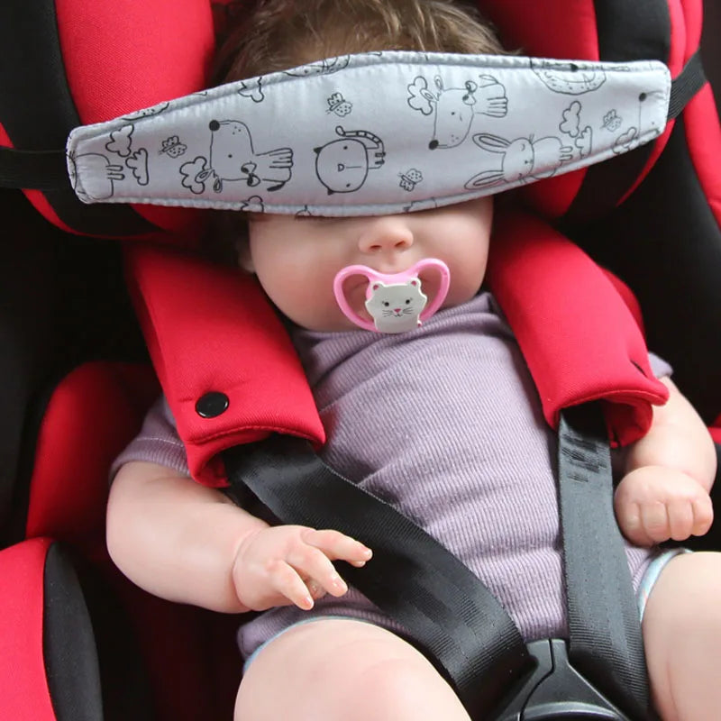 Infant Baby Car Seat Head Support Children Belt Fastening Belt