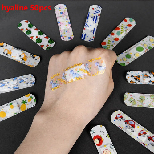 50/100/120 pieces Cartoon Band-Aid Waterproof and Breathable Cute