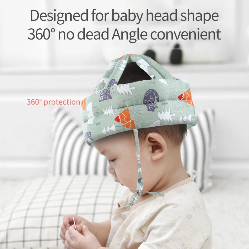 Baby head pillow anti-fall device Head protective pad summer anti-bump