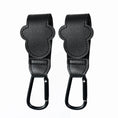 Load image into Gallery viewer, 1/2pcs PU Leather Baby Bag Stroller Hook Pram Bicycle Shopping Cart
