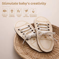 Load image into Gallery viewer, Wooden Lacing Shoe Toy Learn to Tie Laces Creative Threading Toys
