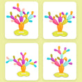 Load image into Gallery viewer, Toddler DIY Balancing Cactus Sorting Building Set Rainbow Stacking
