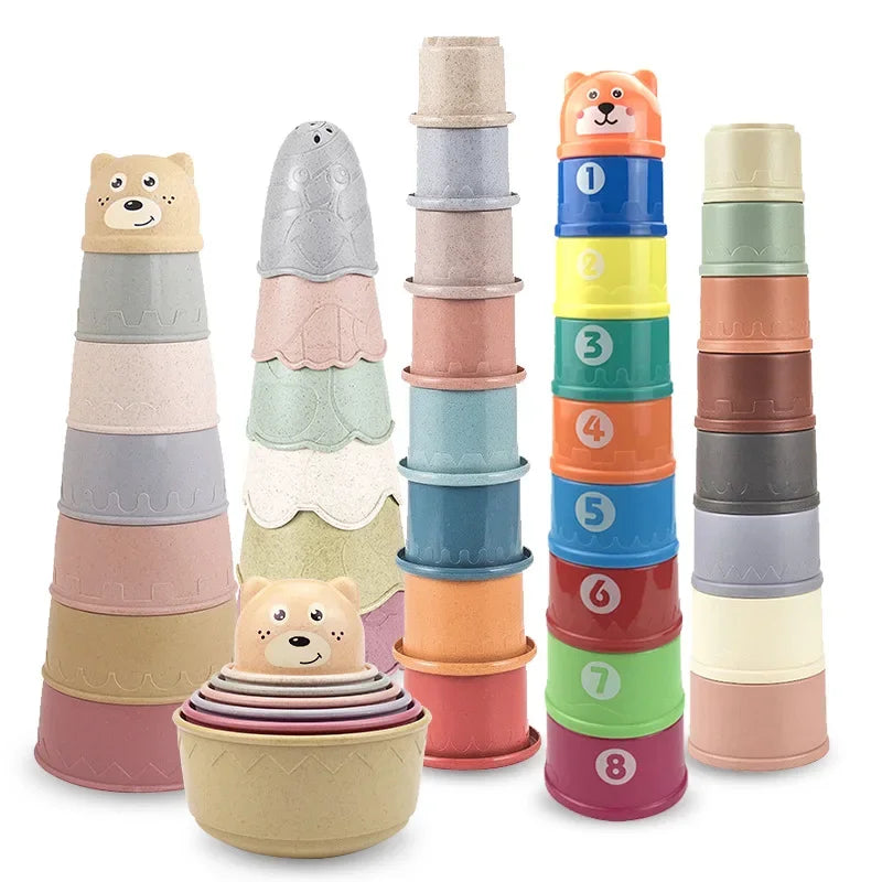 Baby Stacking Cup Toys Baby Early Educational Toy Nesting Cup Toy Baby