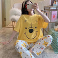 Load image into Gallery viewer, Disney Cartoon Mickey Winnie Snow White Pajamas Ladies Summer Short
