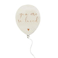 Load image into Gallery viewer, Baby Wooden Balloon Milestone Newborn Birth 1-12 Month Card Birthday
