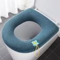 Load image into Gallery viewer, Thicken Toilet Seat Cover Mat Winter Warm Soft Washable Closestool Mat
