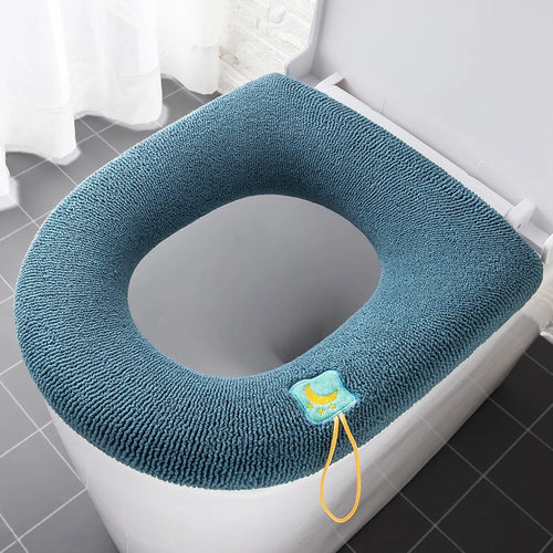 Thicken Toilet Seat Cover Mat Winter Warm Soft Washable Closestool Mat