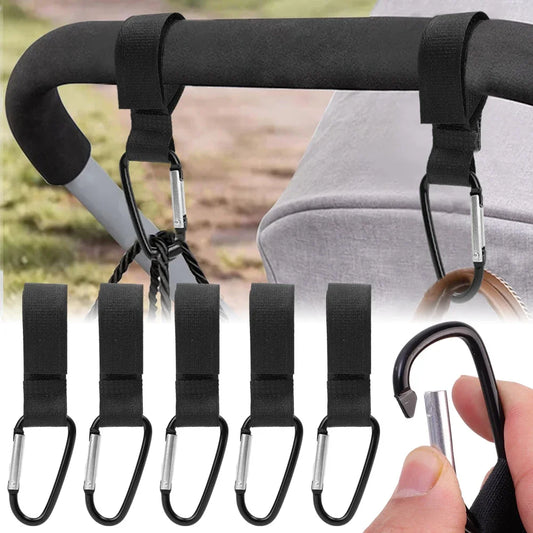 1-10Pcs Baby Stroller Hooks Clip Multifunctional Organizer Clasp Hook