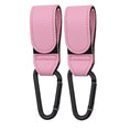 Load image into Gallery viewer, 1/2pcs PU Leather Baby Bag Stroller Hook Pram Rotate 360 Degree
