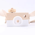 Load image into Gallery viewer, Wooden Fashion Camera Baby Toys Pendant Baby Block Montessori Toys for
