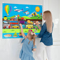 Load image into Gallery viewer, 35Pcs Vehicle Felt Story Board Set Transportation Interactive Game
