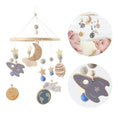 Load image into Gallery viewer, Baby Bed Bell Wood Mobile Toddler Rattles Toys Crib Bell Rattles Boho
