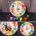 Load image into Gallery viewer, 9 in 1 Wooden Montessori Toys Rattle Bell Drum Column Set Musical
