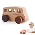 Load image into Gallery viewer, Baby Wooden Baby Toys NO Bpa  Cartoon Car Bus Montessori Toys
