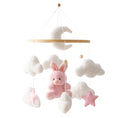 Load image into Gallery viewer, Baby Wooden Bed Bell Mobile Hanging Rattle Toys Teddy Velvet Bear
