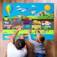 Load image into Gallery viewer, 35Pcs Vehicle Felt Story Board Set Transportation Interactive Game
