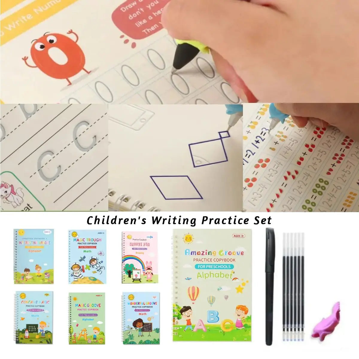 English Groove Magic Practice Copybook Children's Book Learning