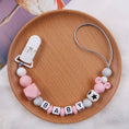 Load image into Gallery viewer, Baby Pacifier Clips Personalized Name Cartoon Dummy Nipples Holder
