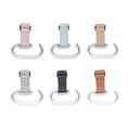 Load image into Gallery viewer, 1-2Pcs PU Leather Stroller Hooks Rotate 360 Degrees Multifunctional
