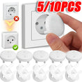 Load image into Gallery viewer, White Electrical Safety Socket Protective Cover Baby Care Safe Guard
