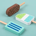 Load image into Gallery viewer, Wooden Montessori Ice Cream Toys Toddlers Pretend Play Simulation Food
